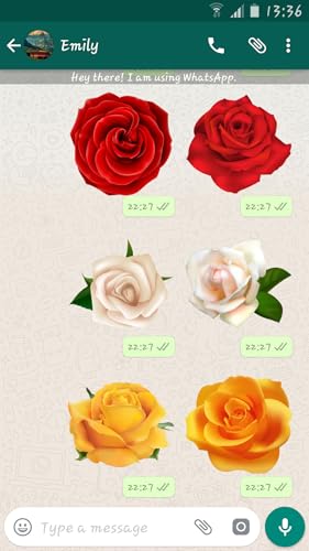 Flowers & Roses Stickers For Whatsapp - WASticker