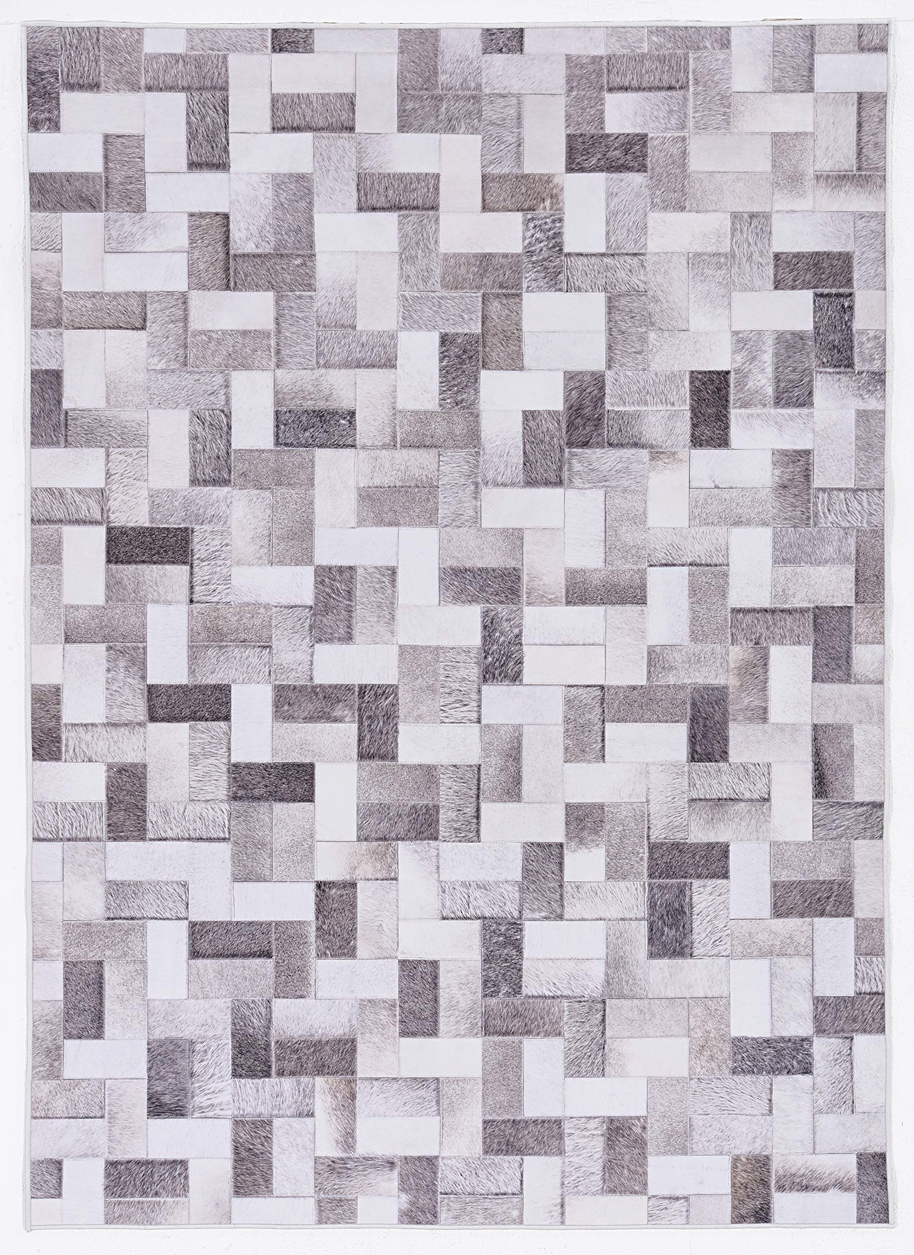 Linon Home Decor Products Dallas Newbury Grey Ivory 5 X 7 Area Rug