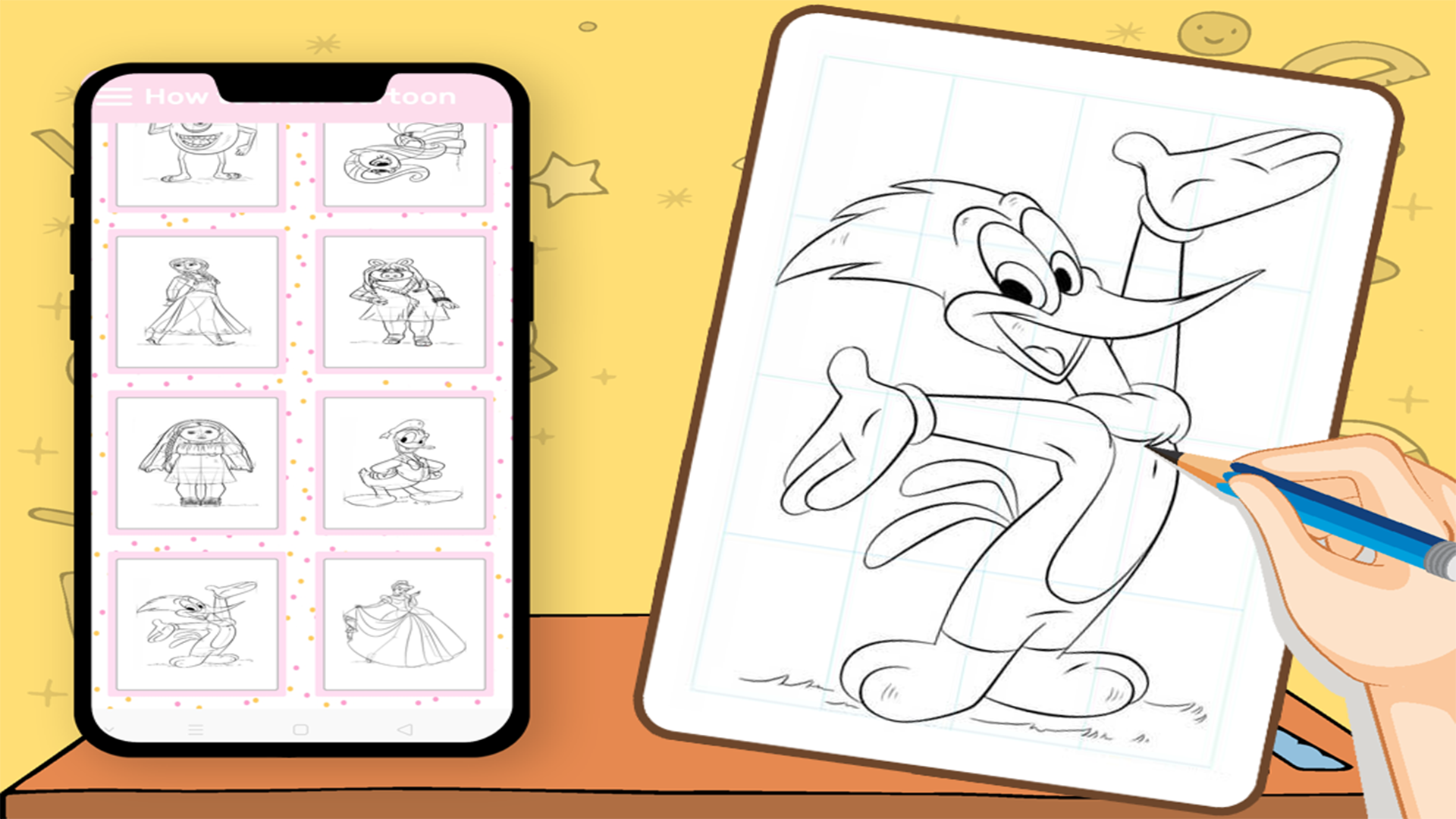 How to Draw Cartoon Characters - App on Amazon Appstore