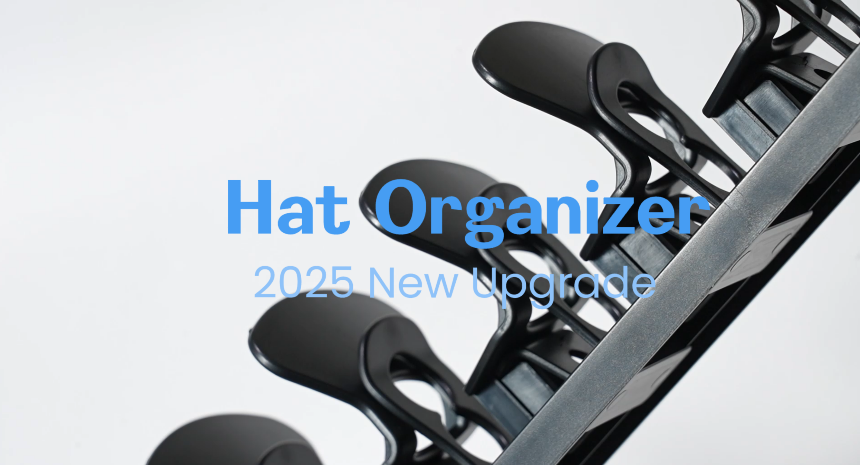 Vouchmind 2 Pack Retractable Wall Hat Rack - Adjustable Baseball Cap Organizer, 9.5" To 14.5" (Black) - View #6