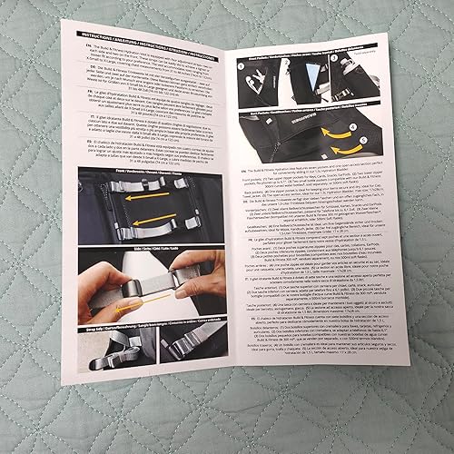 Miniatura 13 de Running Hydration Vest for Women and Men. Reflective, 8 Pocket, Quick Dry, Water-Resistant, Breathable, Adjustable Backpack for Runs, Hiking,