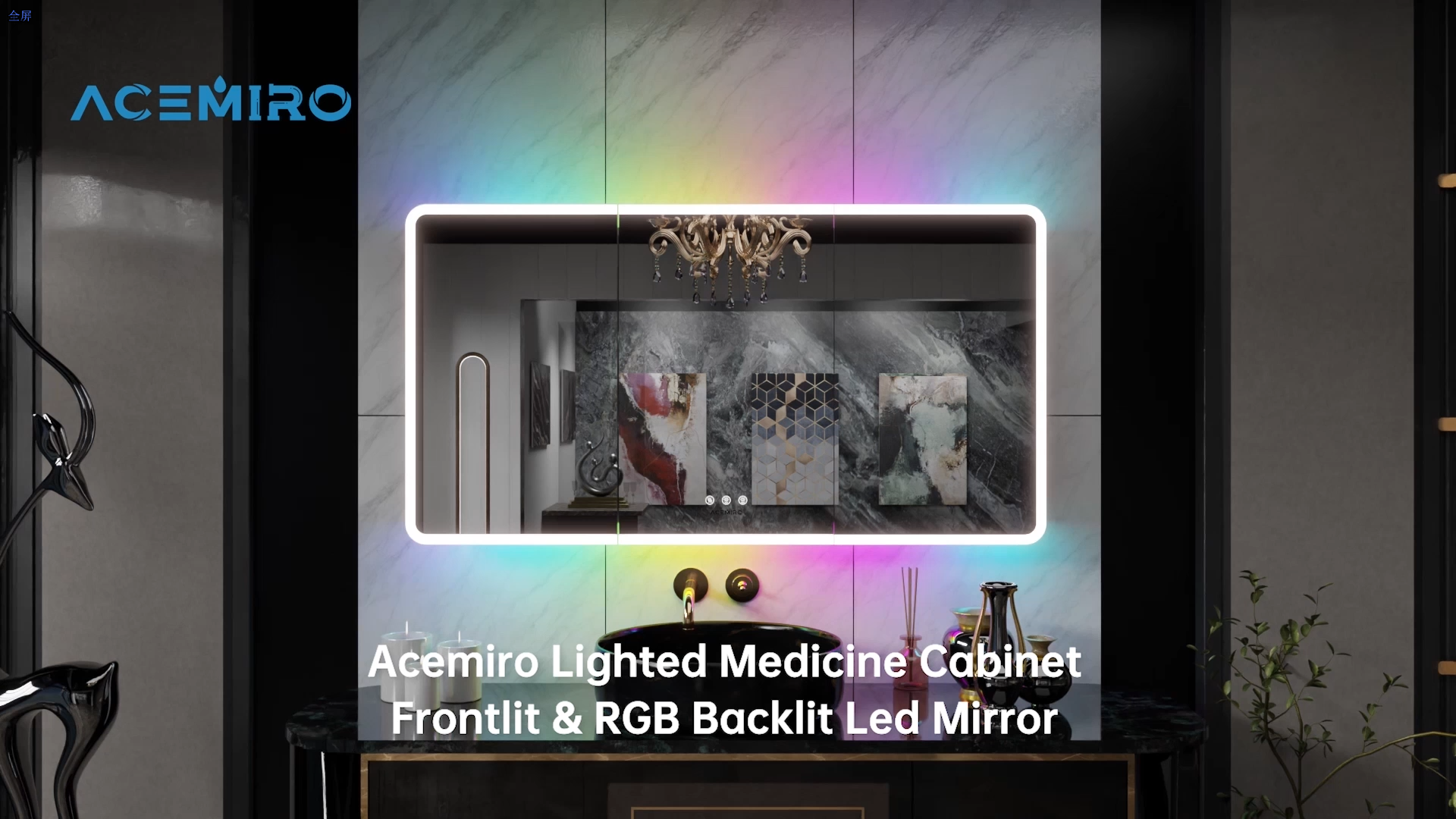 Amazon.com: ACEMIRO LED Medicine Cabinet with Lights, 30×32 Inch