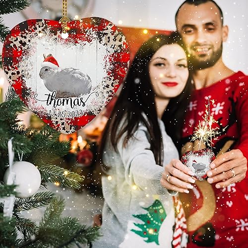 Miniatura 10 de Prezzy Adornos personalizados de Cocker Spaniel americano para decoración de árbol de Navidad, regalo para amantes de los animales, dueños de