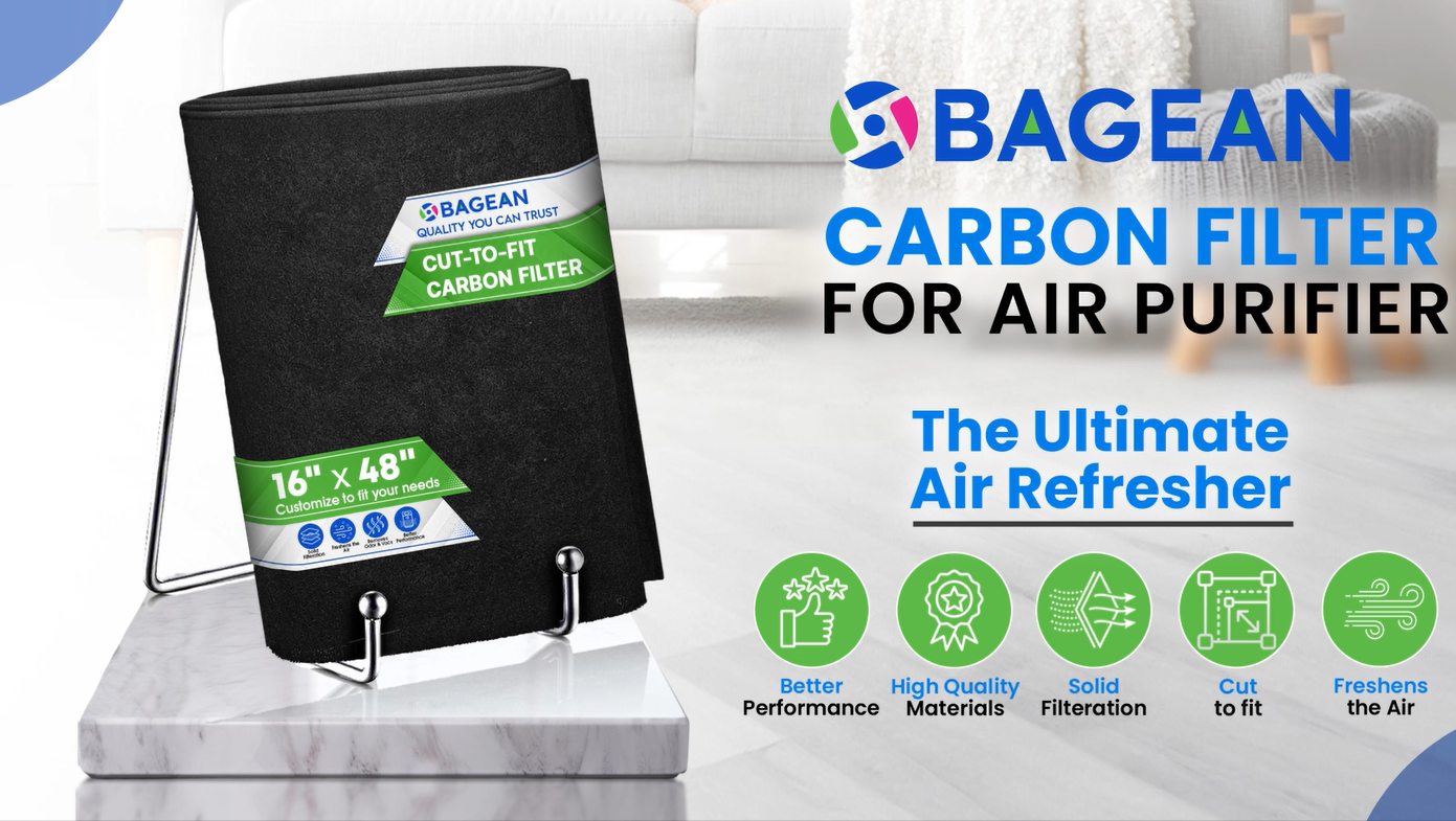 Amazon.com: Bagean Cut to Fit Activated Carbon Filter Sheet 16” x