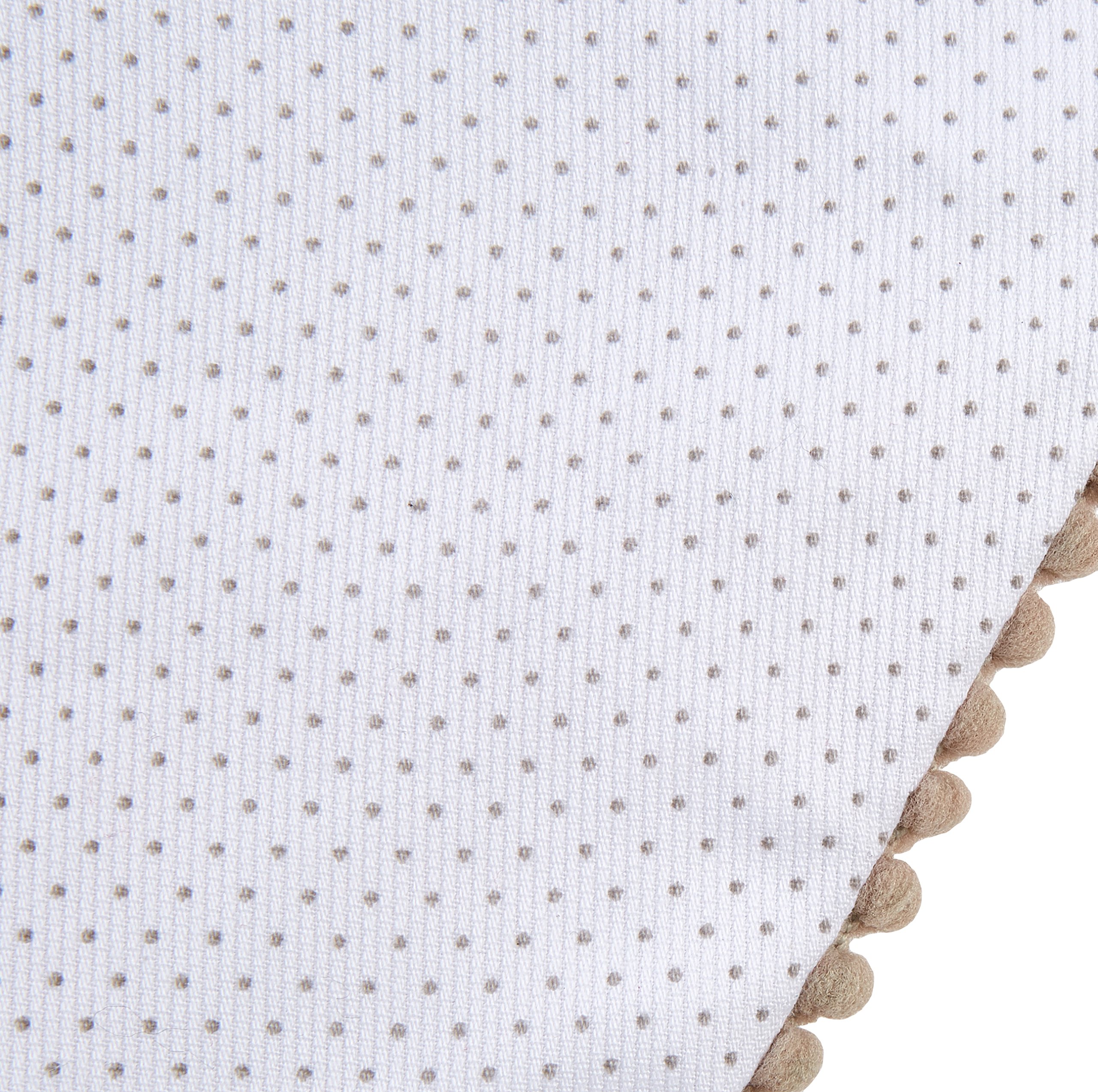 White Canvas Cushioned mat