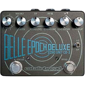 ギター catalinbread BELLE EPOCH DELUXE Delay Catalinbread - Belle Epoch Deluxe Black and Silver – LEP