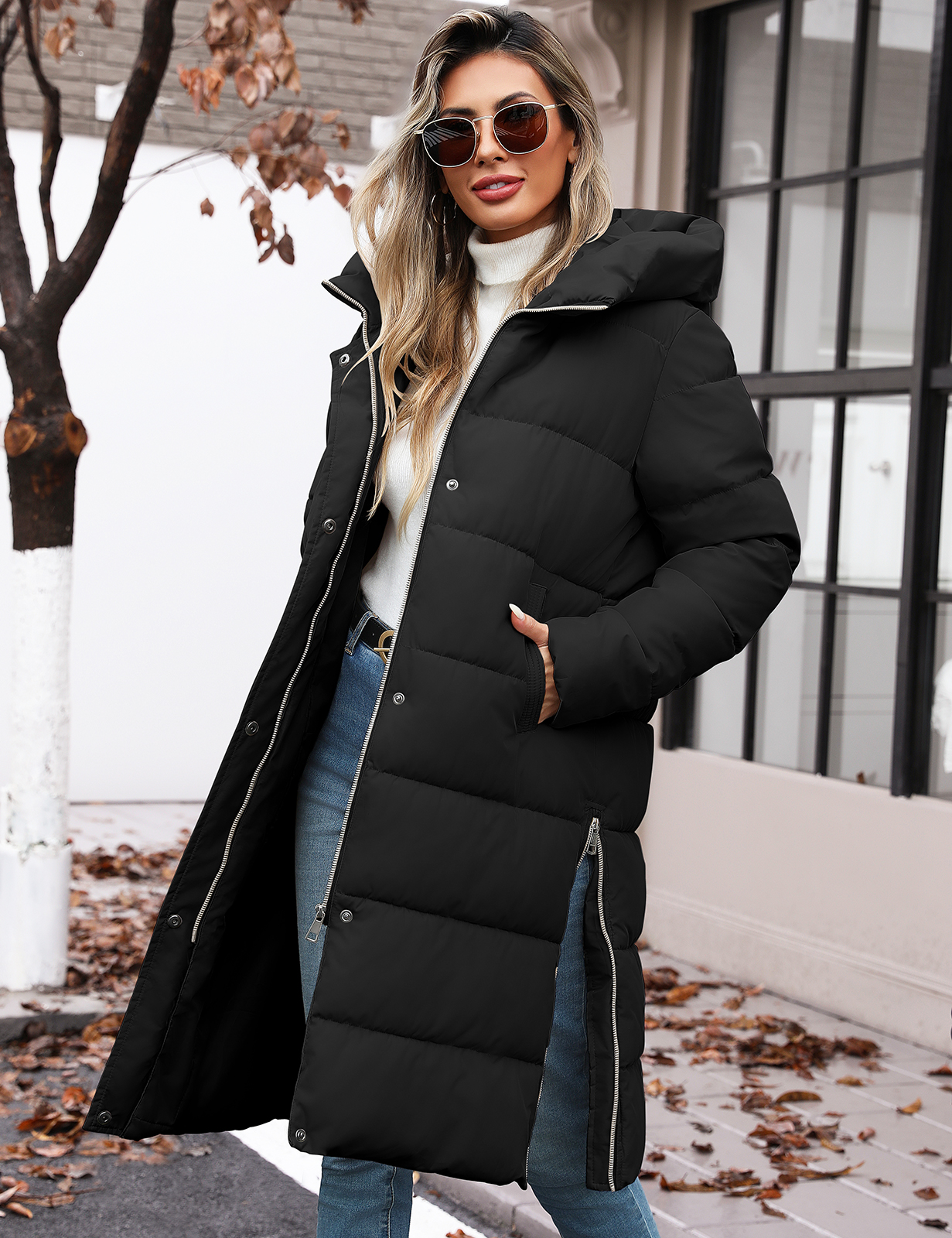 Amazon.com: HEEKPEK Womens Winter Long Puffer Coats Thicken Warm