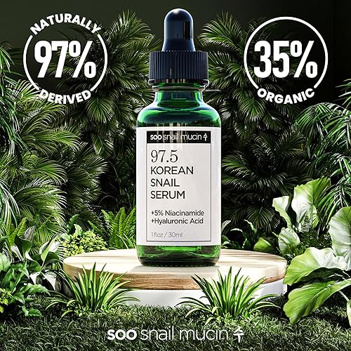 Miniatura 3 de Soo Snail Mucin Suero de mucina de caracol al 97,5 % - Suero de niacinamida coreana - Rutina de cuidado de la piel K Beauty de Glass Skin K Beauty -