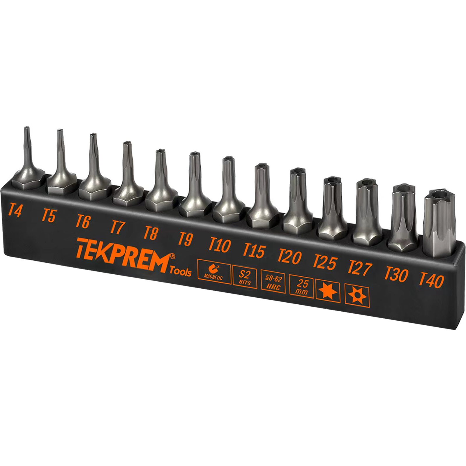 Torx Bit Set, TEKPREM 13-Piece Security Torx Screwdriver Bit Set