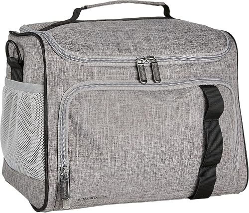 Tienda Basics Bolsa de almuerzo ligera impermeable suave con capacidad para 24 latas