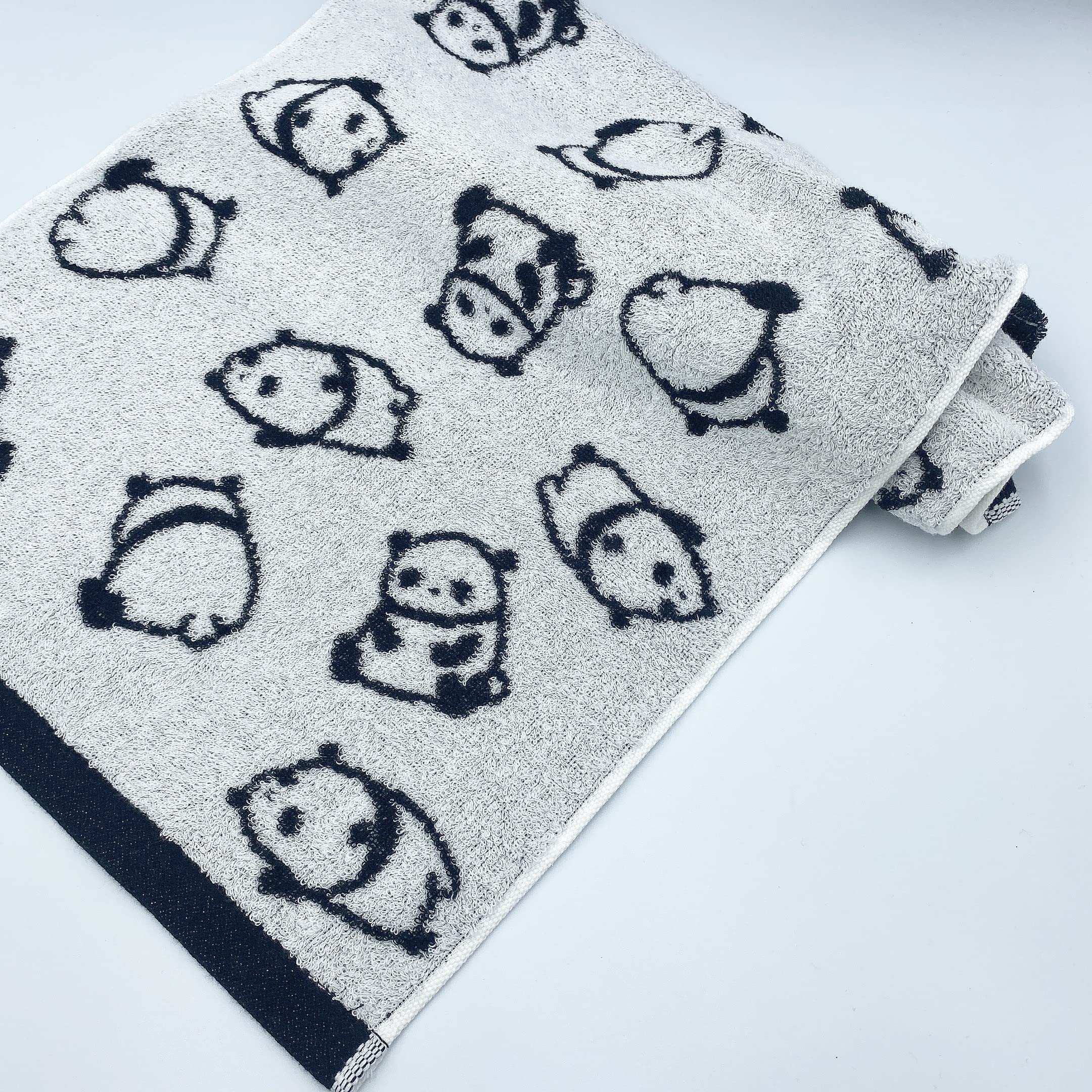 Amazon｜kainoo 今治タオル ぱんだ フェイスタオル 3柄セット 34cm