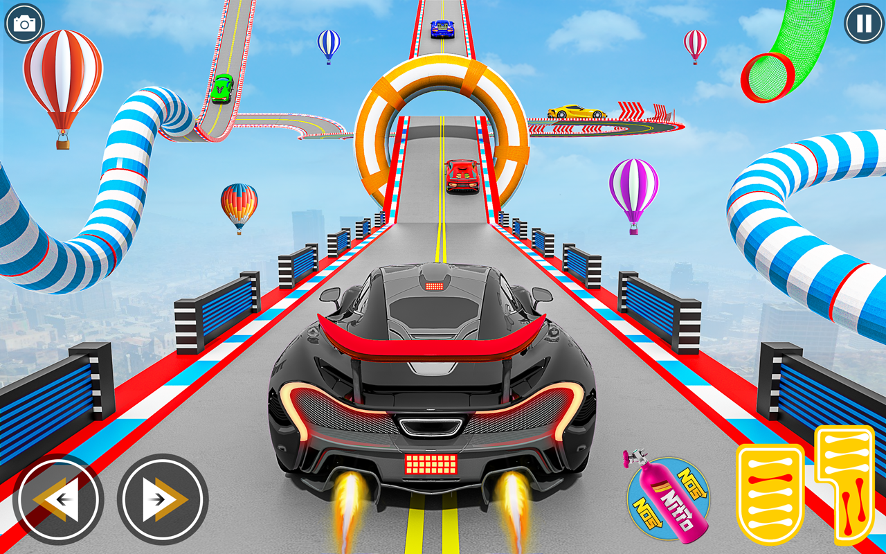 PRANK PROJECT アシンメトリックヘムレーストップス【最終値下げ】 Crazy Car Stunts 3d Mega Ramp Games - Real Car Racing Games - GT