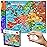 Think2Master Colorful Map of Europe 1000 Pieces Jigsaw Puzzle for Kids 13+, Teens, Adults & Families. Great Gift for stimulating Interest in The European Map. Size: 26.8 X 18.9