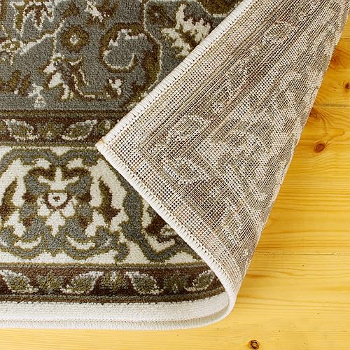 Miniatura 125 de Superior Alfombra de interior, respaldo de yute, alfombras para comedor, cocina, suelos de dormitorio, decoración tradicional del suelo, alfombra