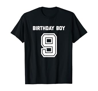 T shirt for 9 year old boy Clearance