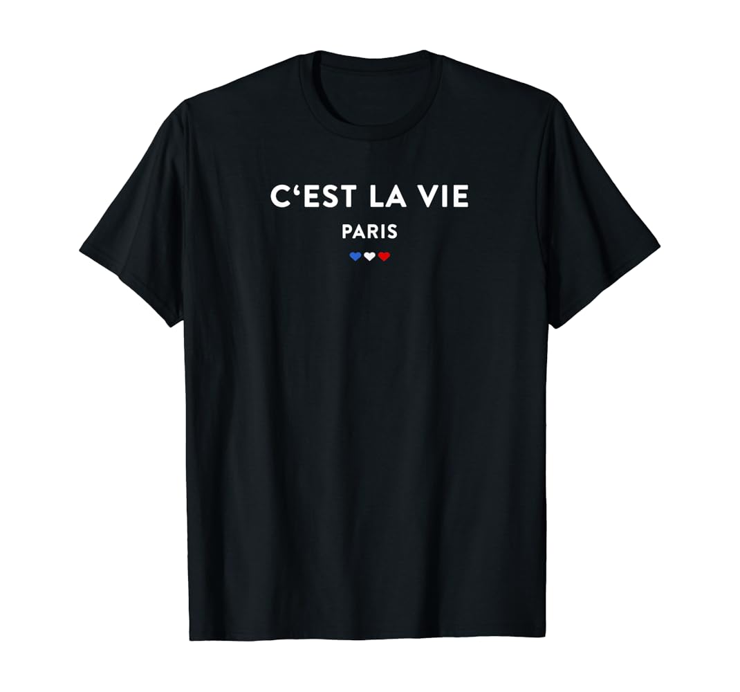 Paris slogan t shirt Clearance
