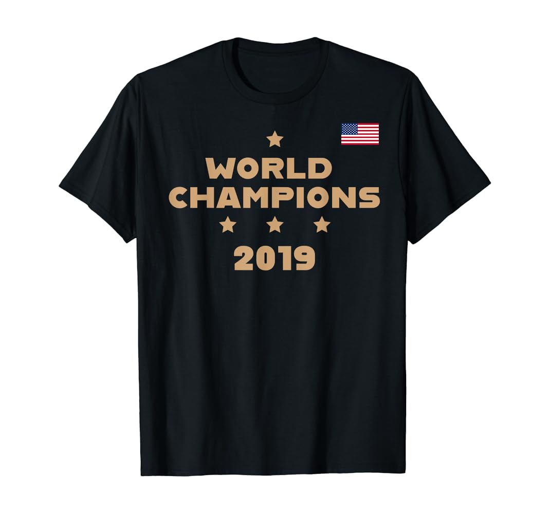 Us women's soccer champions shirt Clearance