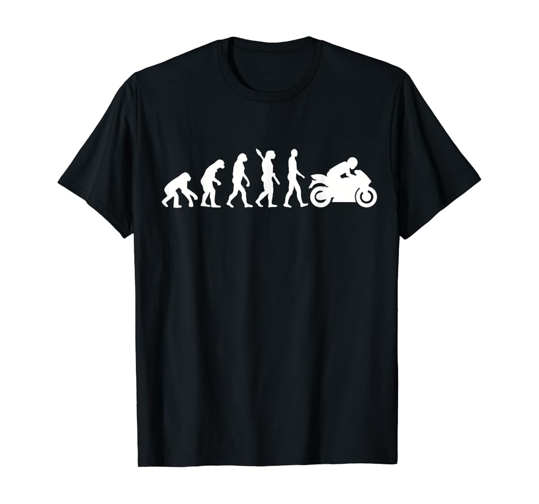 Motorcycle evolution t shirt Clearance