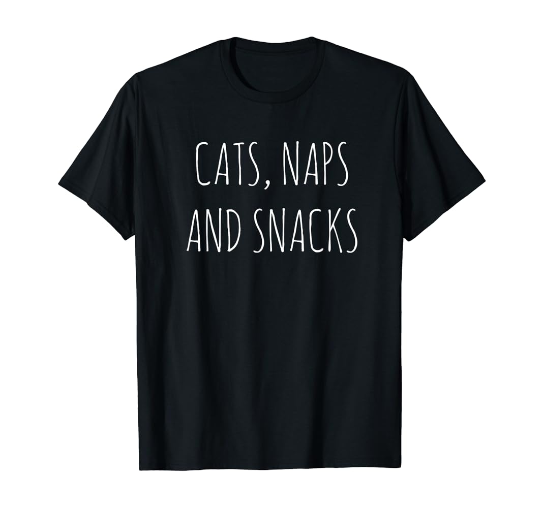 Cats naps and snacks shirt Clearance