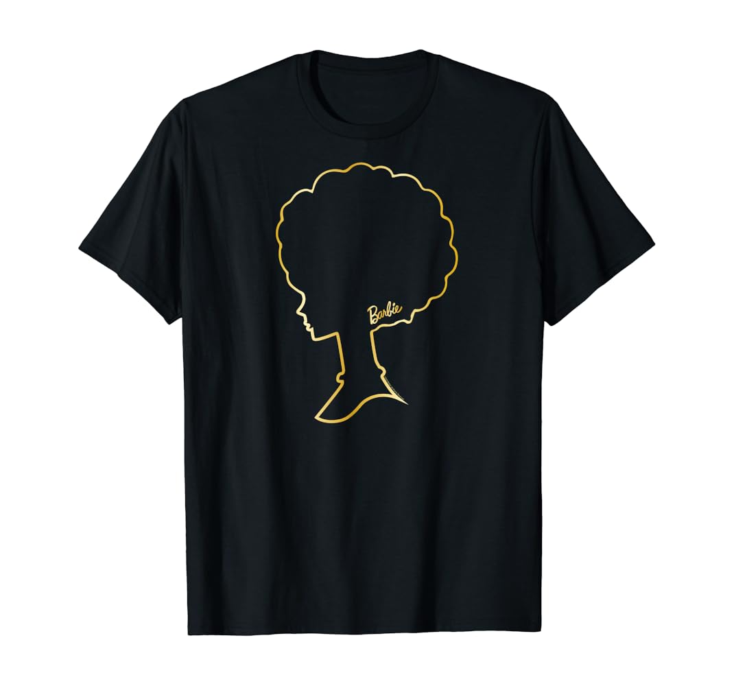 Black barbie afro t shirt Clearance