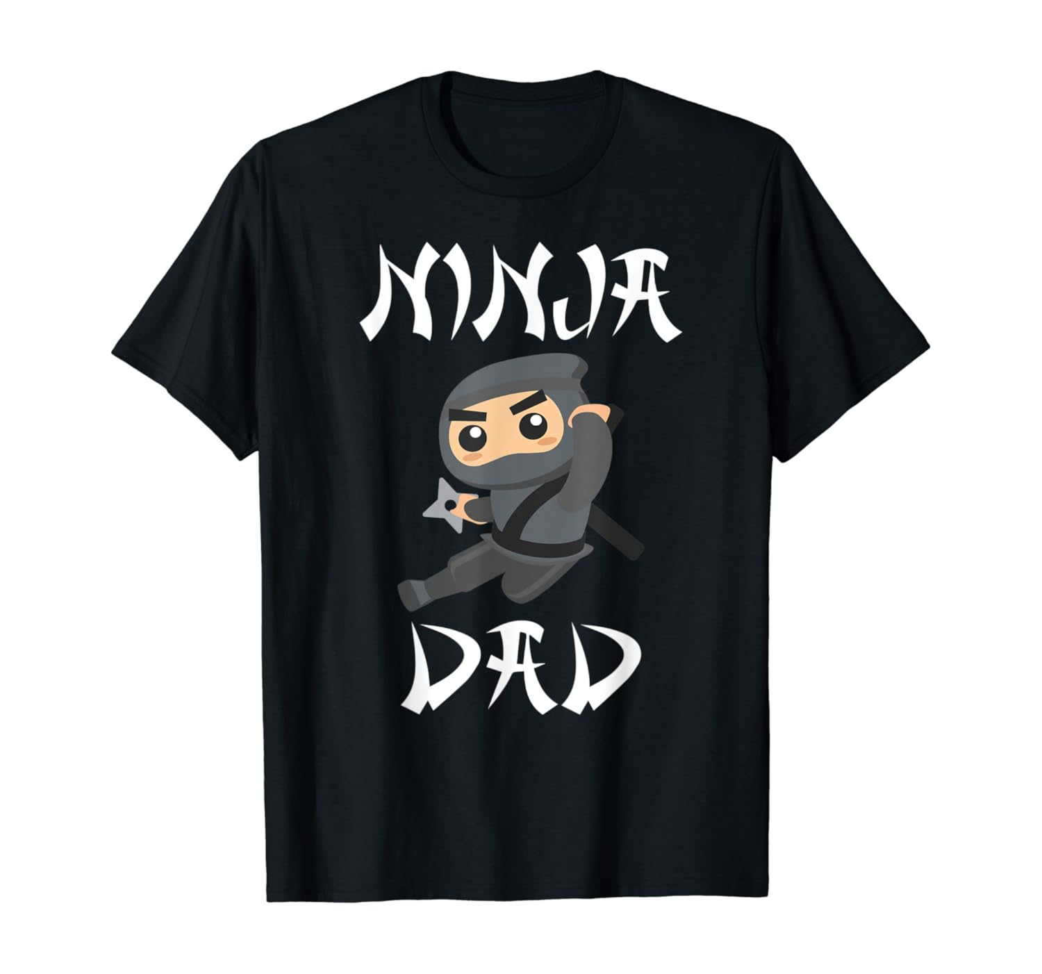 Ninja Dad Back Ninja Father's Day Daddy Papa T-Shirt