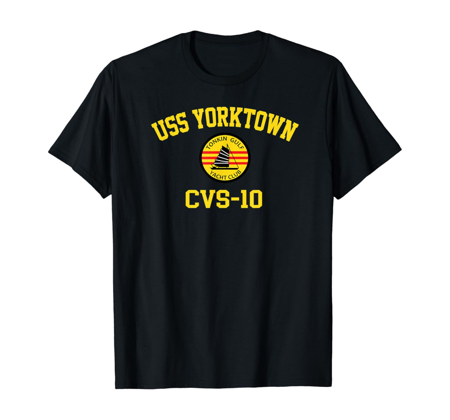 USS Yorktown CVS-10 Tonkin Gulf Yacht Club T-Shirt