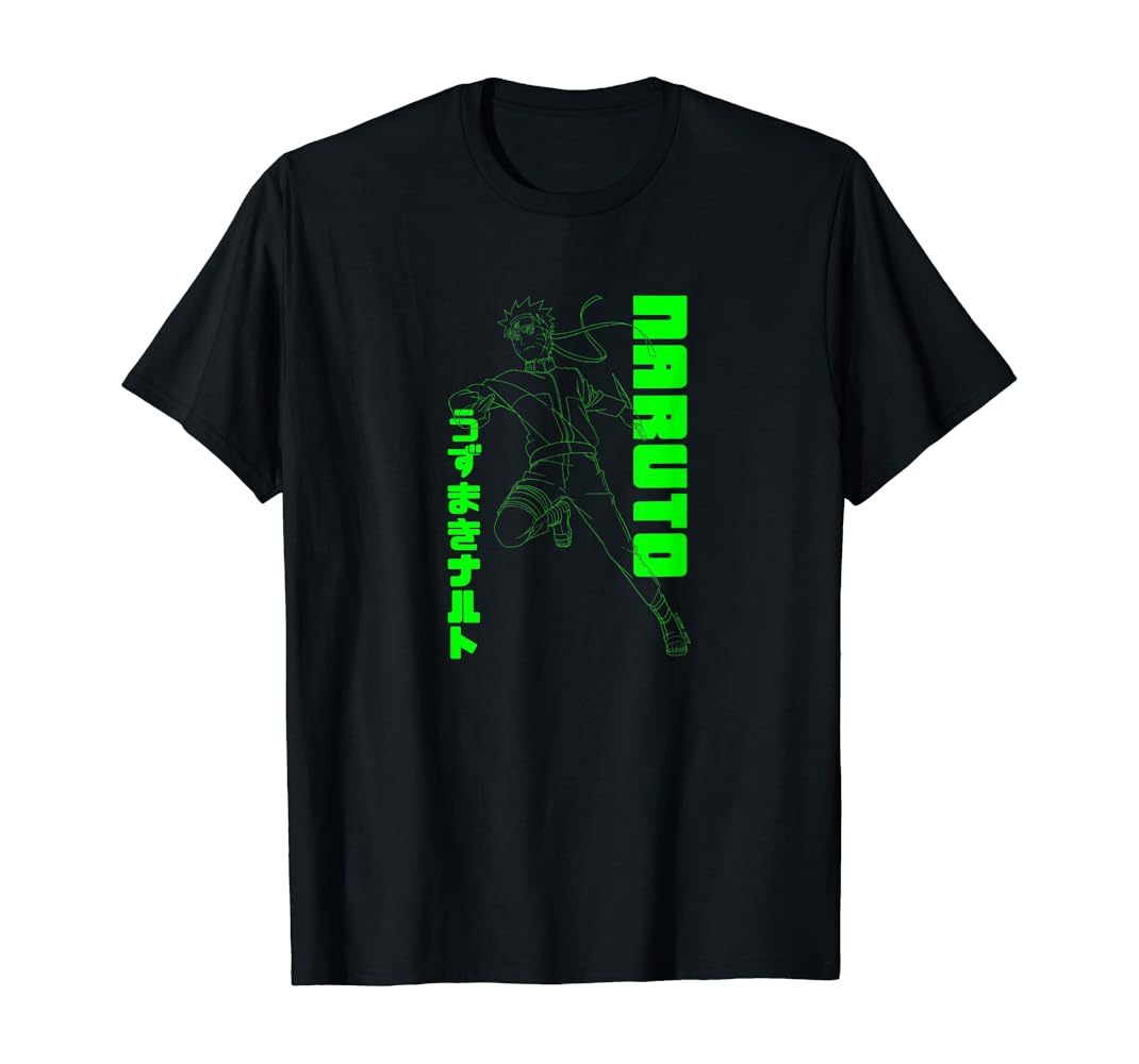 Naruto green shirt Clearance