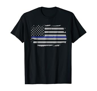 Thin blue line t shirts amazon Clearance