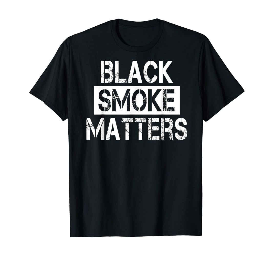 Black smoke matters t shirt Clearance