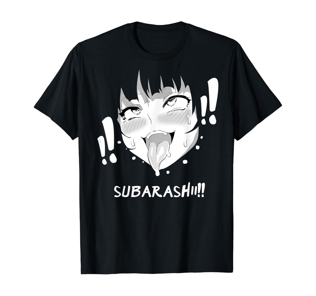 Anime girl face shirt Clearance