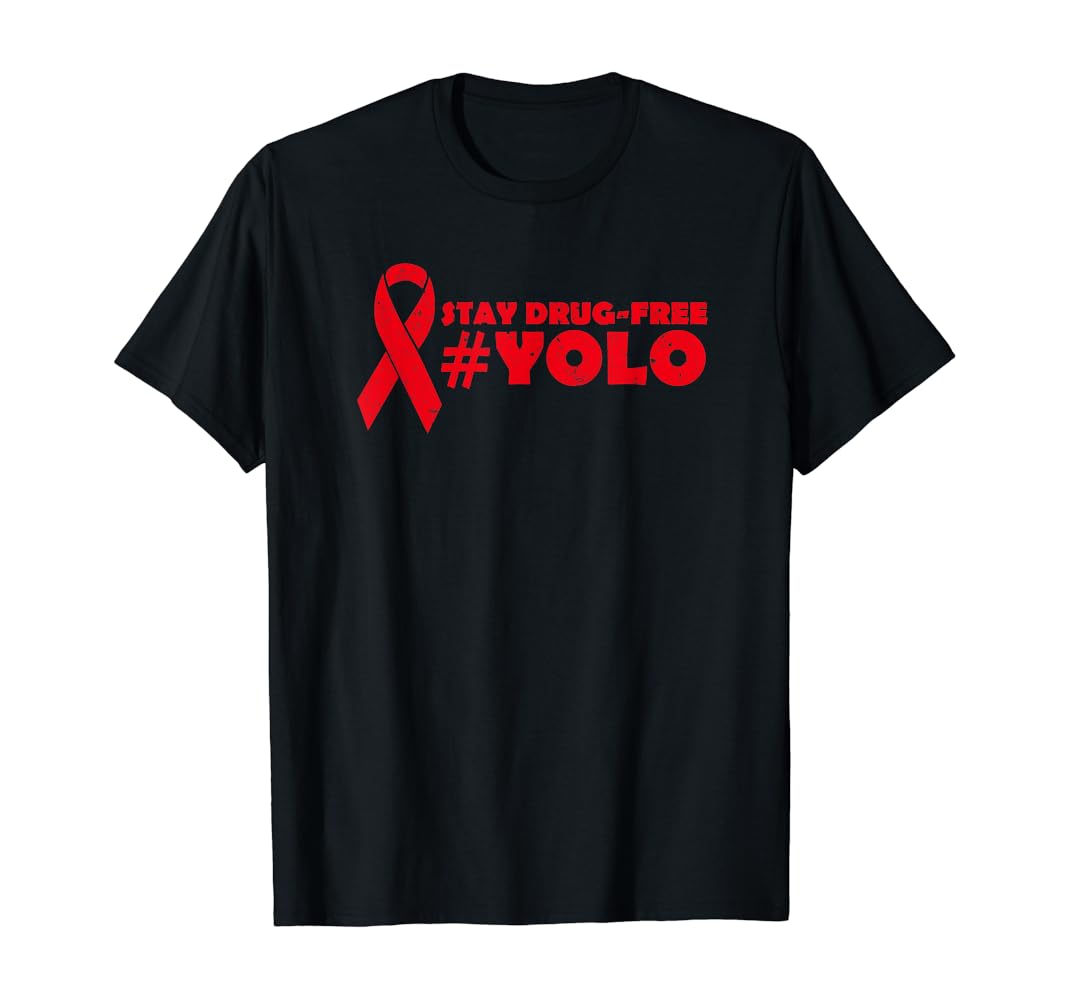 Amazon.com: Stay Drug Free Red Ribbon Week T-shirt : Clothing, Shoes & Jewelry amazon-com-stay-drug-free-red-ribbon-week-t-shirt-clothing-shoes-jewelry