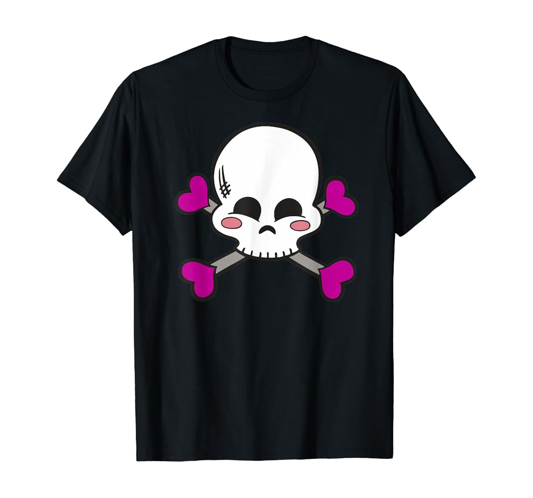 Girls skull t shirt Clearance