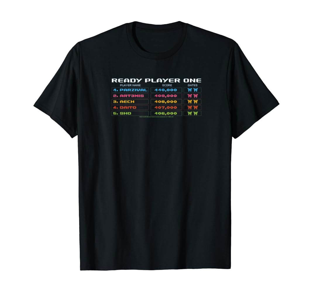 Ready player one t shirt Clearance