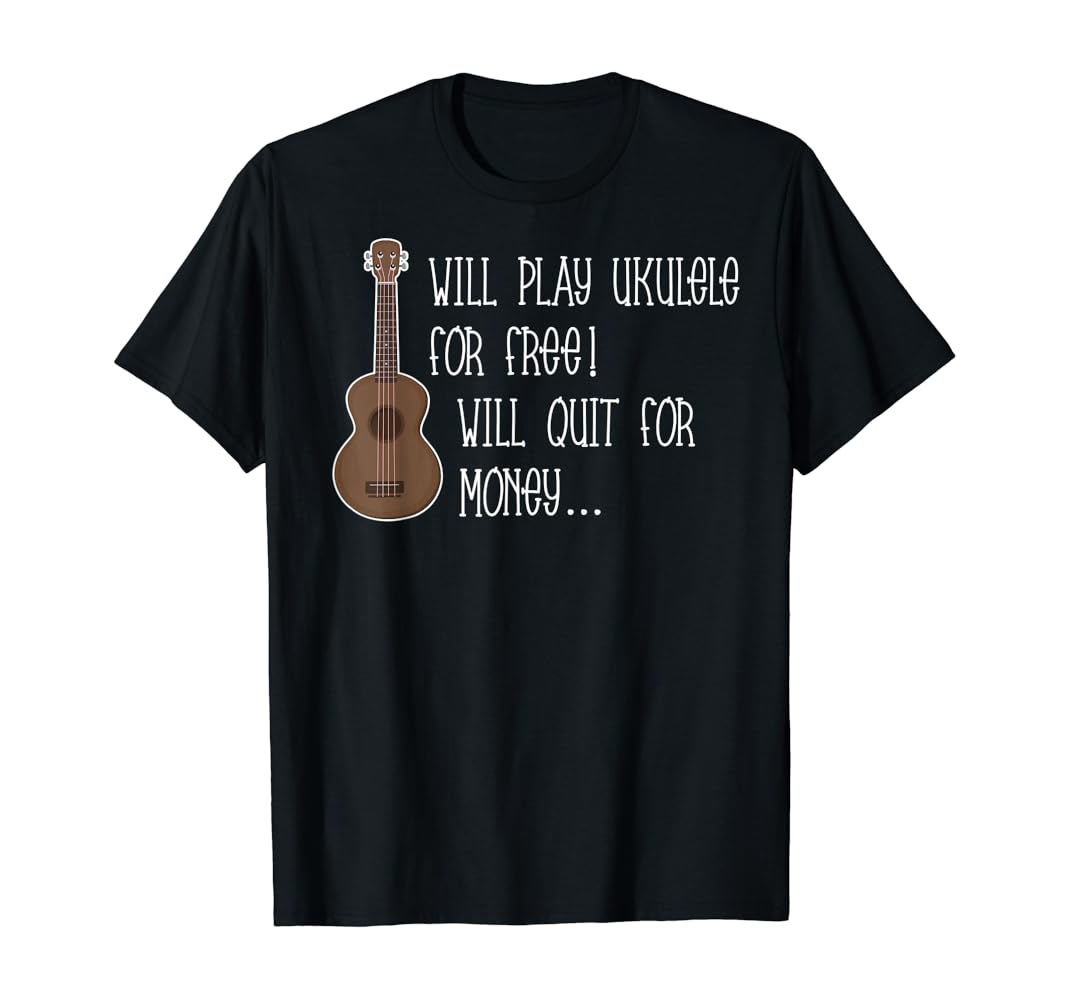 Funny ukulele t shirts Clearance