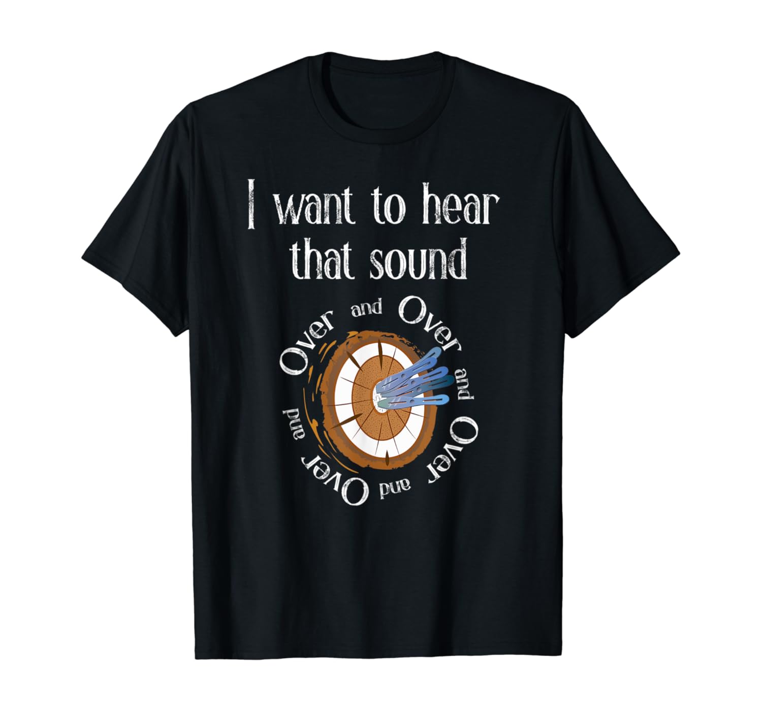 Throwing Knifes Gift T-shirt. Knife Thrower Costume Tee.