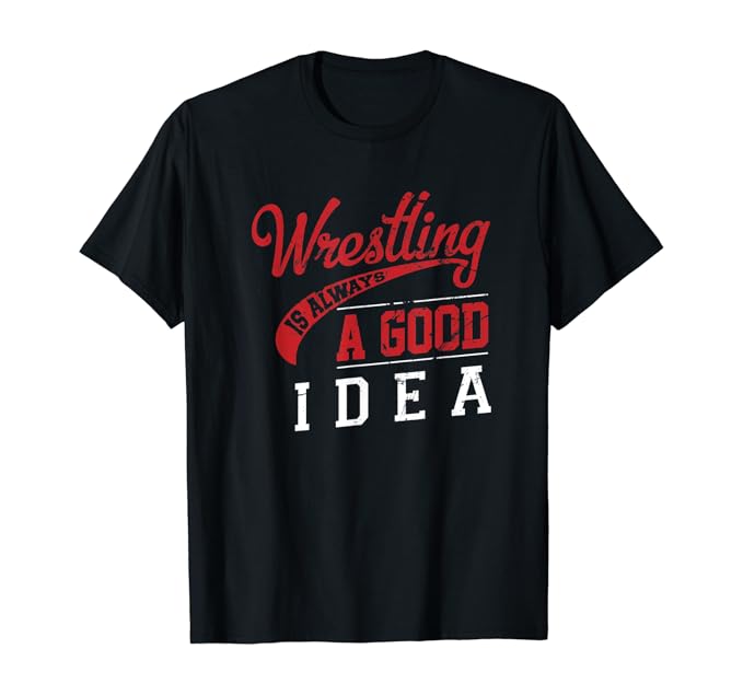 Wrestling is always a good Idea. Ringen ist immer eine gute Idee. Der Ringersport macht jeder Zeit gute Laune. Am liebsten möchte man die meiste Zeit auf der Ringermatte verbringen. Weil man nie genug von dieser einzigartigen Sportart bekommt. Ringen hilft dir dein Alltagsstress zu bewältigen, weil es deinen Kopf frei macht, um klar zu denken. Mit diesem T-Shirt erinnerst du dich selbst und andere für eine gute Sache.
