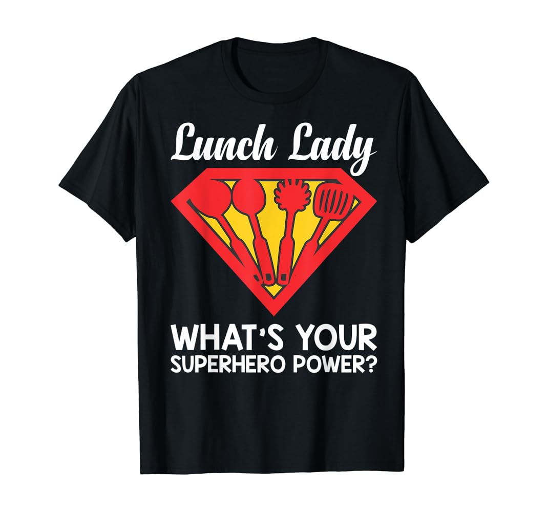 Lunch lady superhero shirt Clearance