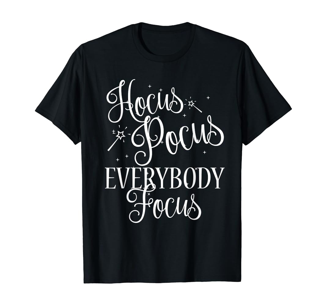 Hocus pocus teacher shirt Clearance