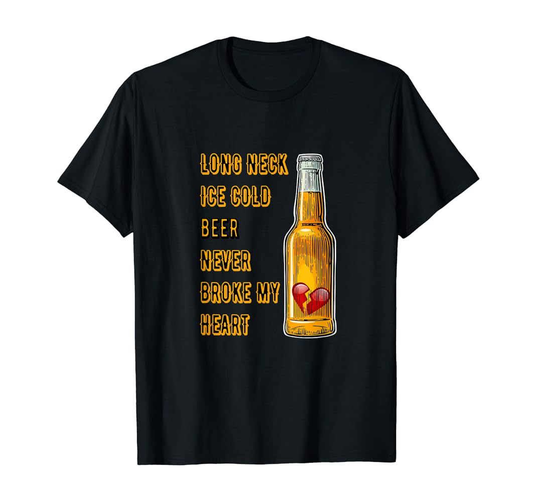 Long neck ice cold beer shirt Clearance