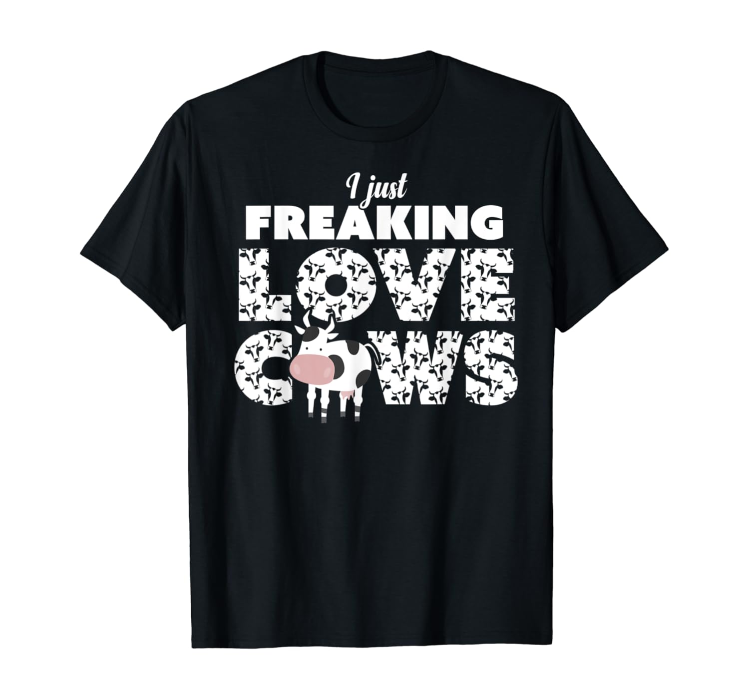 I Just Freaking Love Cows ok? shirt Cow-print and Cute Cow