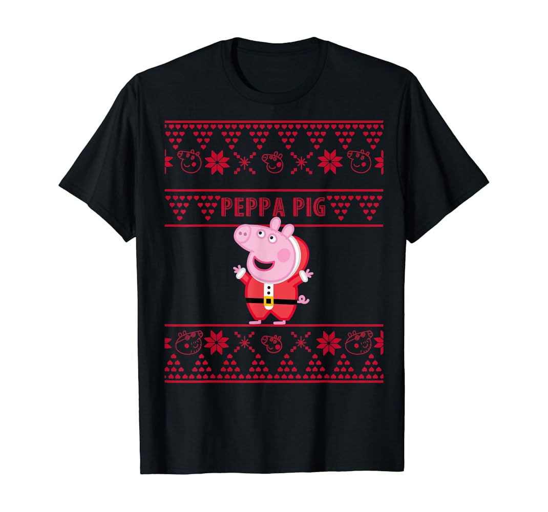 Peppa pig christmas shirt Clearance