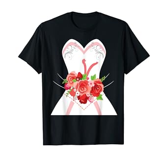 Wedding dress t shirt Clearance