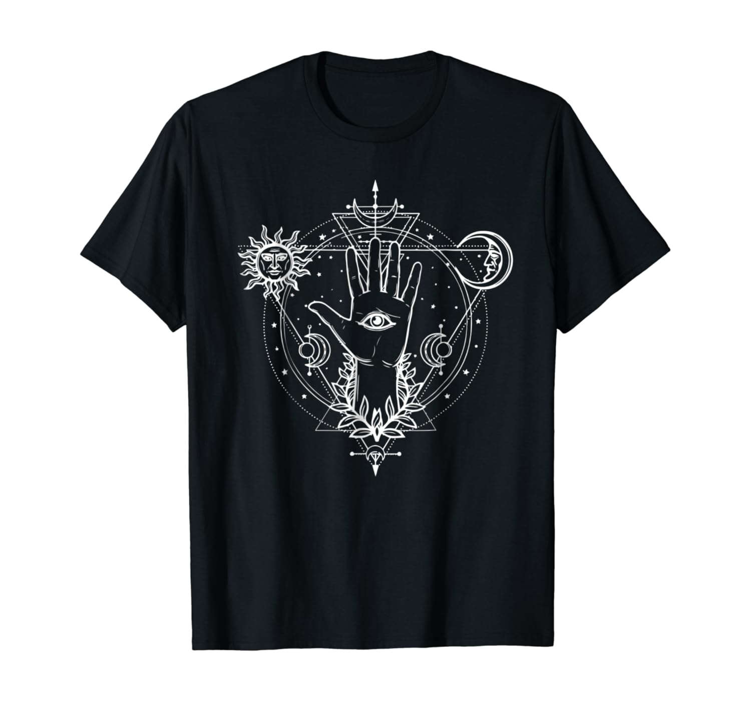 All seeing Eye Mystic T-shirt Blackcraft Clothing Gift
