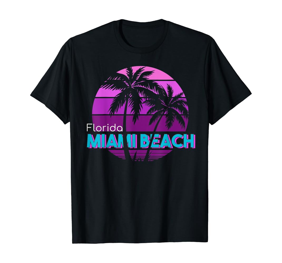 Miami palm tree shirt Clearance