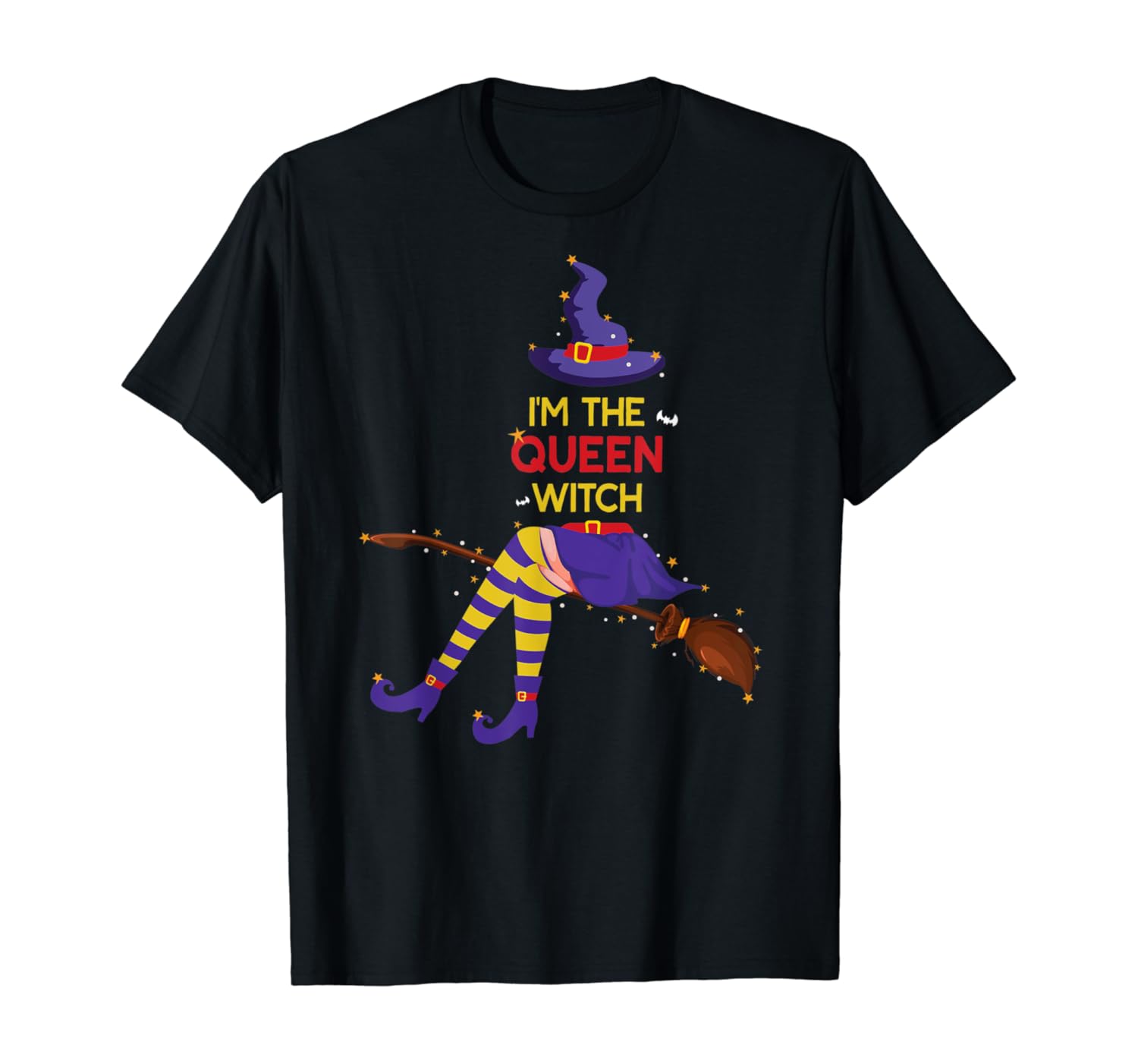 I'm the Queen Witch Shirt Halloween Matching Group Costume T-Shirt