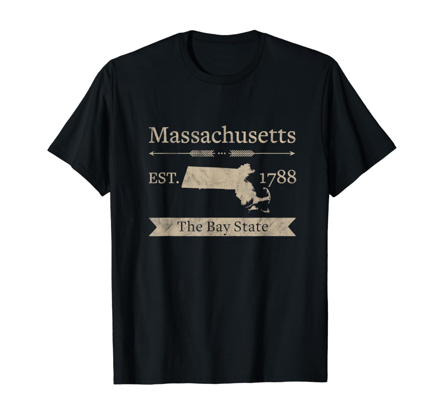 The Bay State - Massachusetts Home State T-Shirt