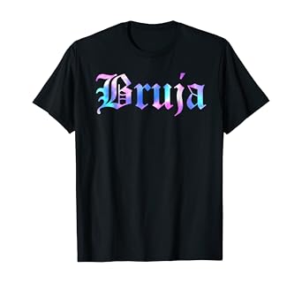 Amazon Com Bruja Tie Dye Galaxy Old English Chola Tee Clothing