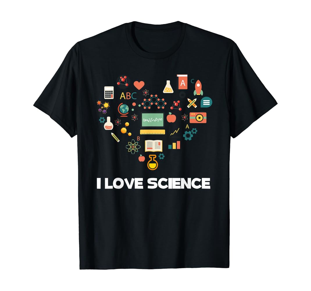 I love science t shirt Clearance