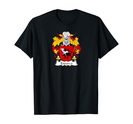 Amazon.com: Esparza Coat of Arms - Family Crest Shirt: Clothing
