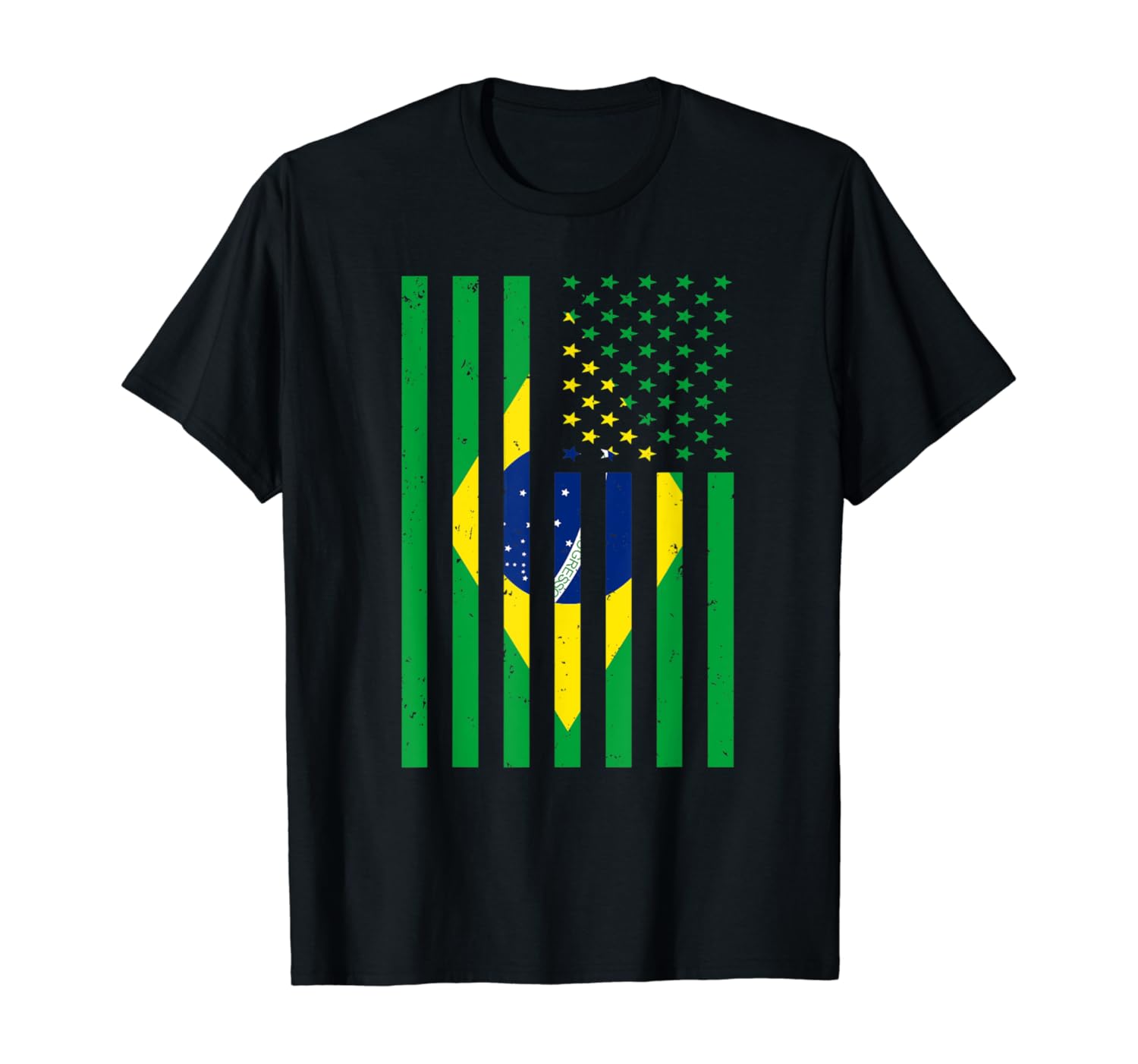 Brazil Shirt Brasil Soccer USA America Flag Jersey Men Women T-Shirt